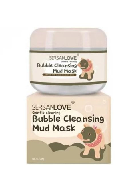 Кислородная пузырьковая маска Buble Cleansing Mud Mask 100г Sersanlove (327369794)