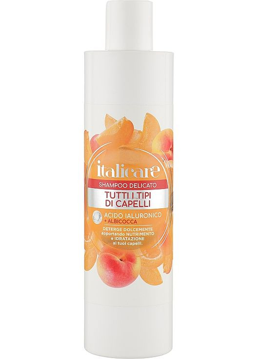 Шампунь для волосся делікатний "Абрикоса" Delicato Shampoo 500ml (1014047-67974) Italicare (368892901)