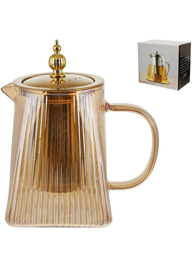 Чайник заварювальний "Edinburgh" 750мл зі знімним ситечком, амбер BonaDi (372173472)