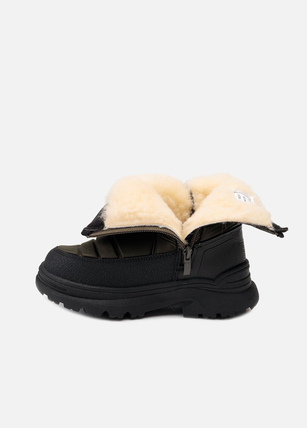 Хаки зимние дутики для мальчика цвет хаки cb-00260729 Buddy Sheep