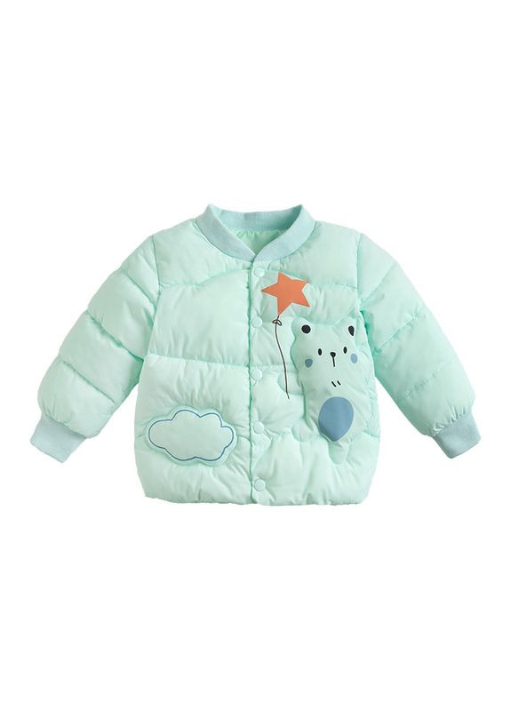 Светло-зеленая демисезонная куртка детская star bear ( ) (12530) Qoopixie