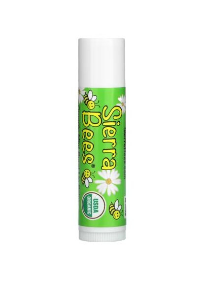 Органический бальзам для губ органические 1 шт с ароматом мяты Sierra Bees (293246949)