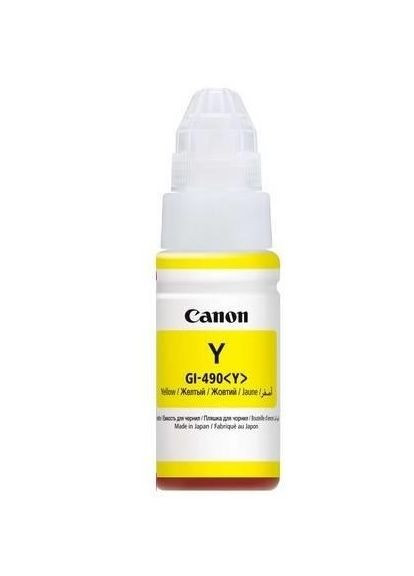 Чорнило GI-490 PIXMA G1400/G2400/G3400 (Yellow) (0666C001) 70мл Canon (370616980)