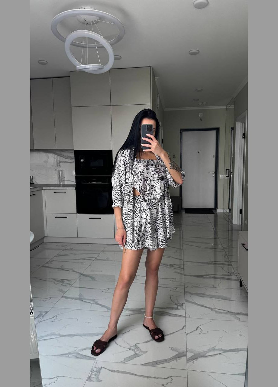 Костюм тройка(шорты, рубашка и платок) Adelante (341679814)