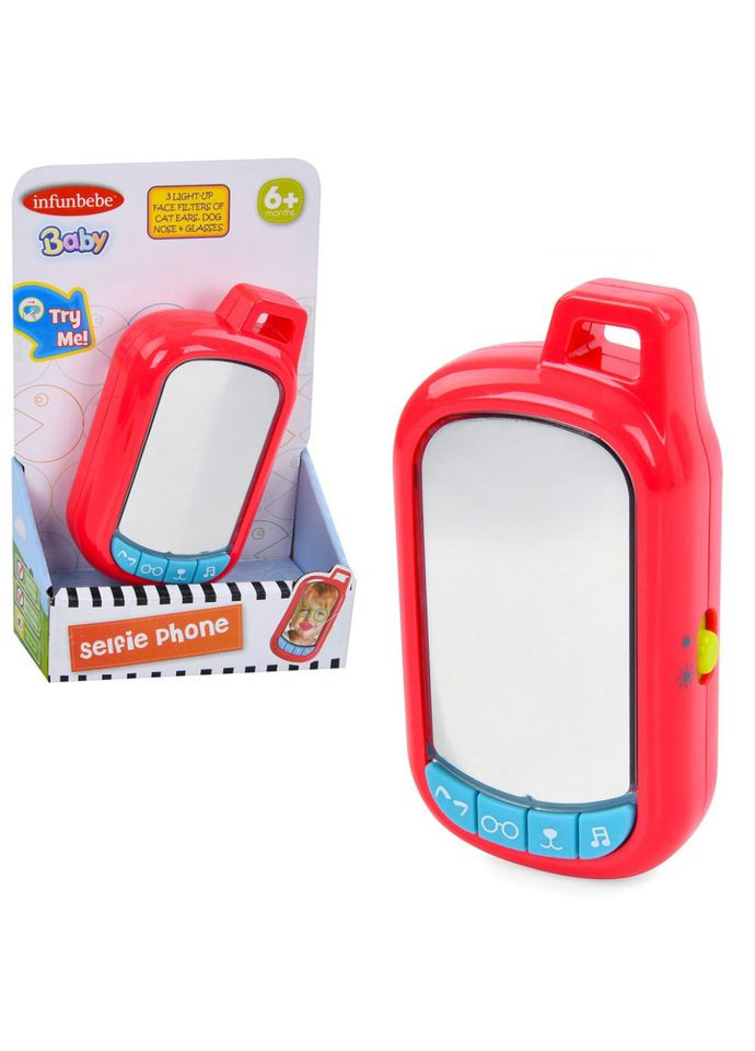 Дитячий розвиваючий телефончик LS1020 дзеркало-проявлення картинки, звук, світло Bambi (363869503)