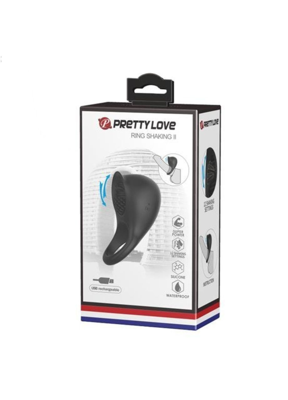 Эрекционное виброкольцо на аккумуляторе Pretty Love "Ring Shacking II" LyBaile (302968563)