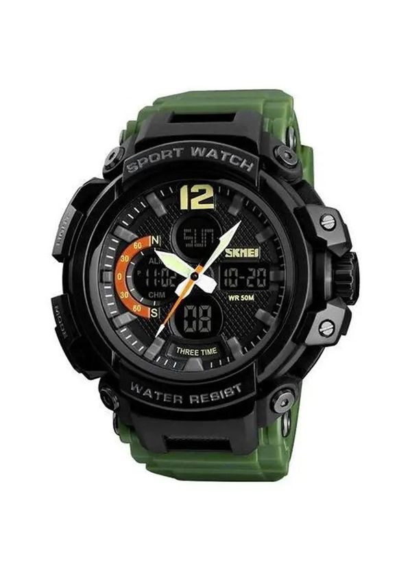 Часы спортивные скмей 1343AG, Мужские часы с XA-420 пластиковым ремешком. Skmei (337342606)