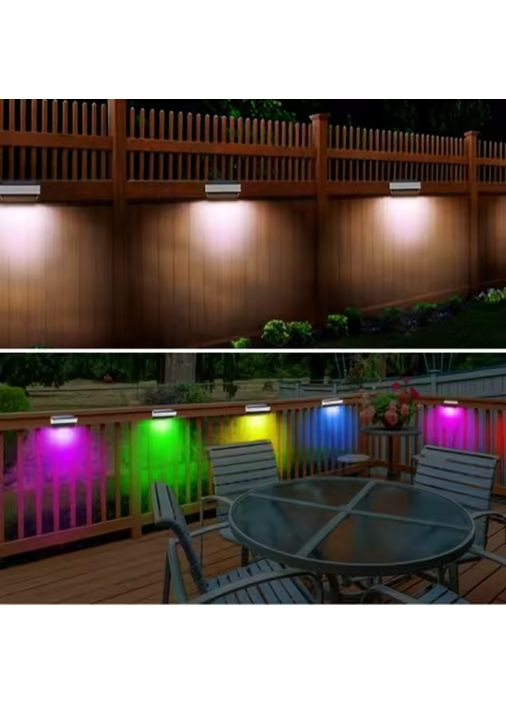 Настінний садовий світильник на сонячній батареї 4 шт з автоматичним включенням вуличний ліхтар із вологозахистом IP65 (SF286) No Brand (361161864)