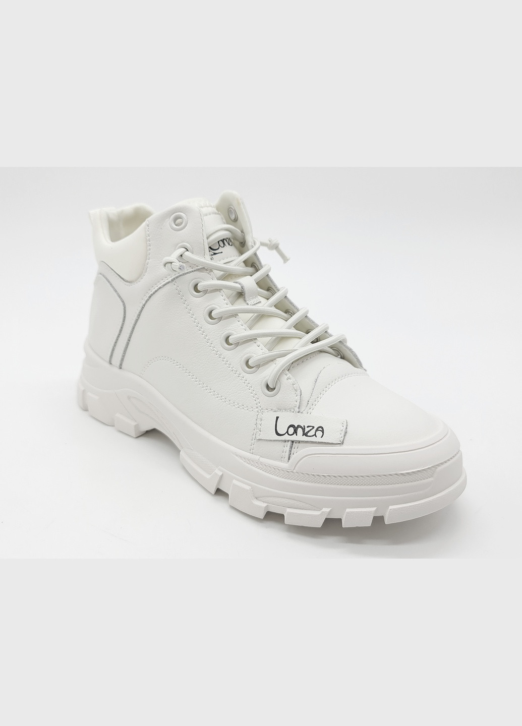 Жіночі черевики білі шкіряні L-11-4 23 см (р) Lonza (260007647)