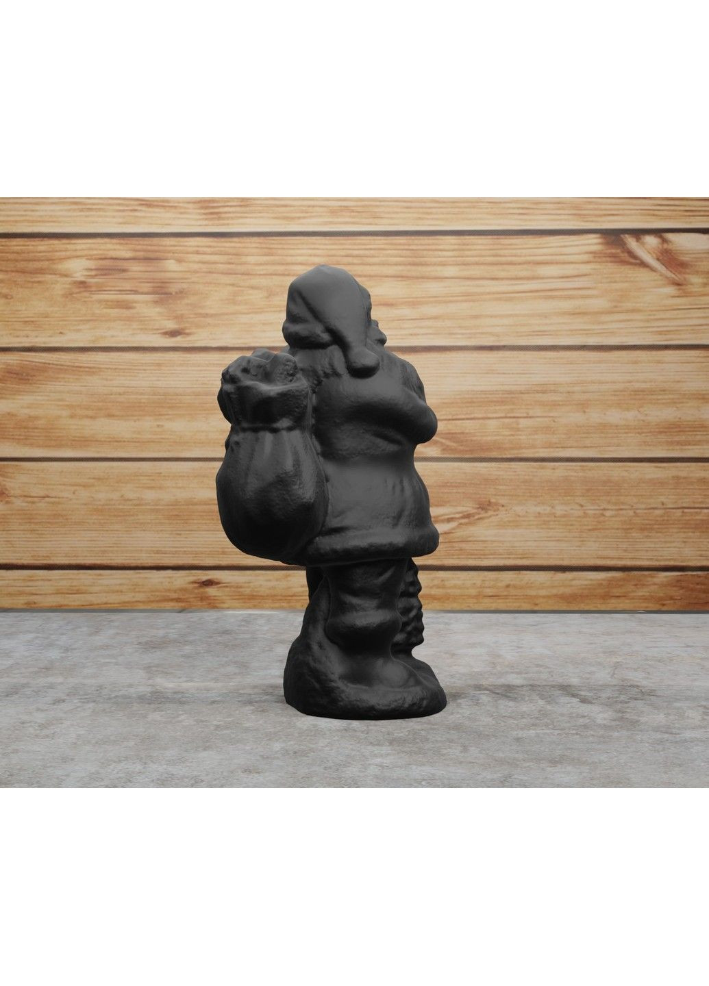 Фігурка. Санта Клаус (святий Миколай, дід мороз) з ялинкою та торбиною ЗаСвіт (280940459)