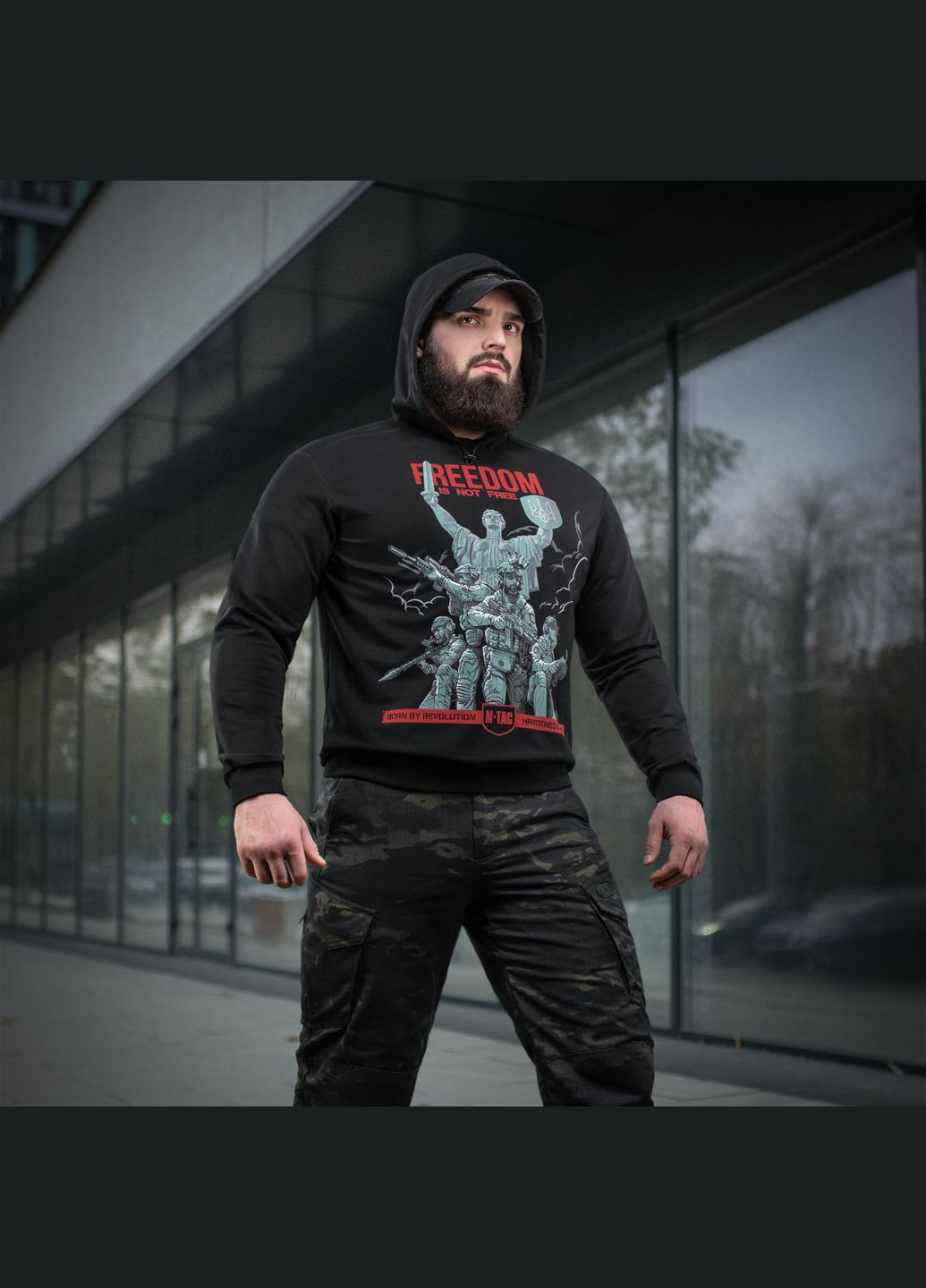 Кофта Hoodie Freedom Black ( ) M-TAC (326974495)