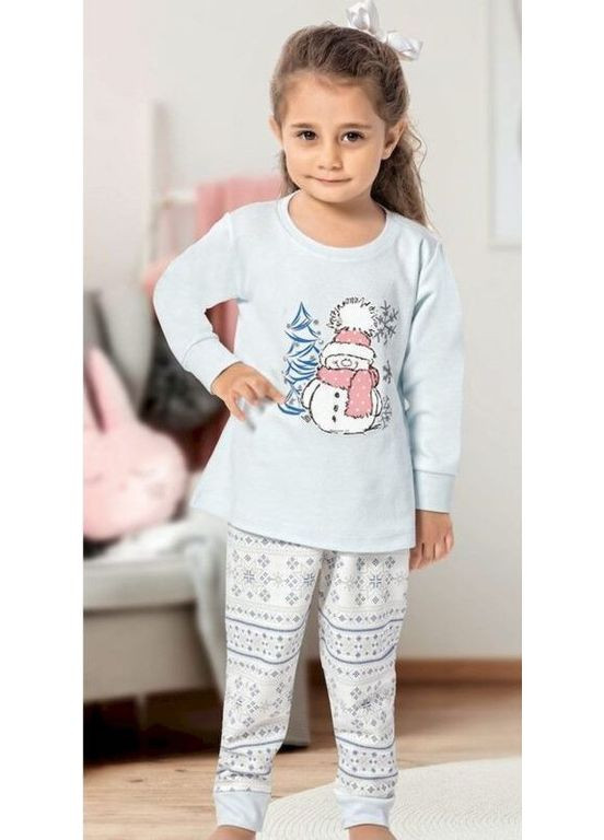 Голубая зимняя пижама Kazan 162