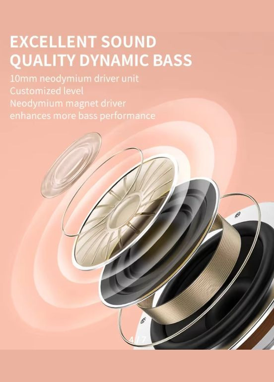 Бездротові навушники TWS TAT1209 BT IPX4 Touch control Black Philips (323217016)