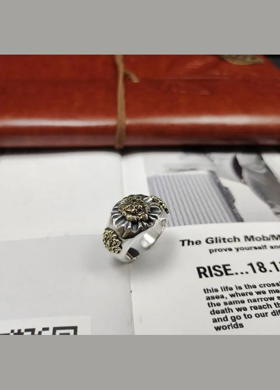Кольцо в виде головы льва Могущественный господствующий Лев размер регулируемый от 19 Fashion Jewelry (288129404)