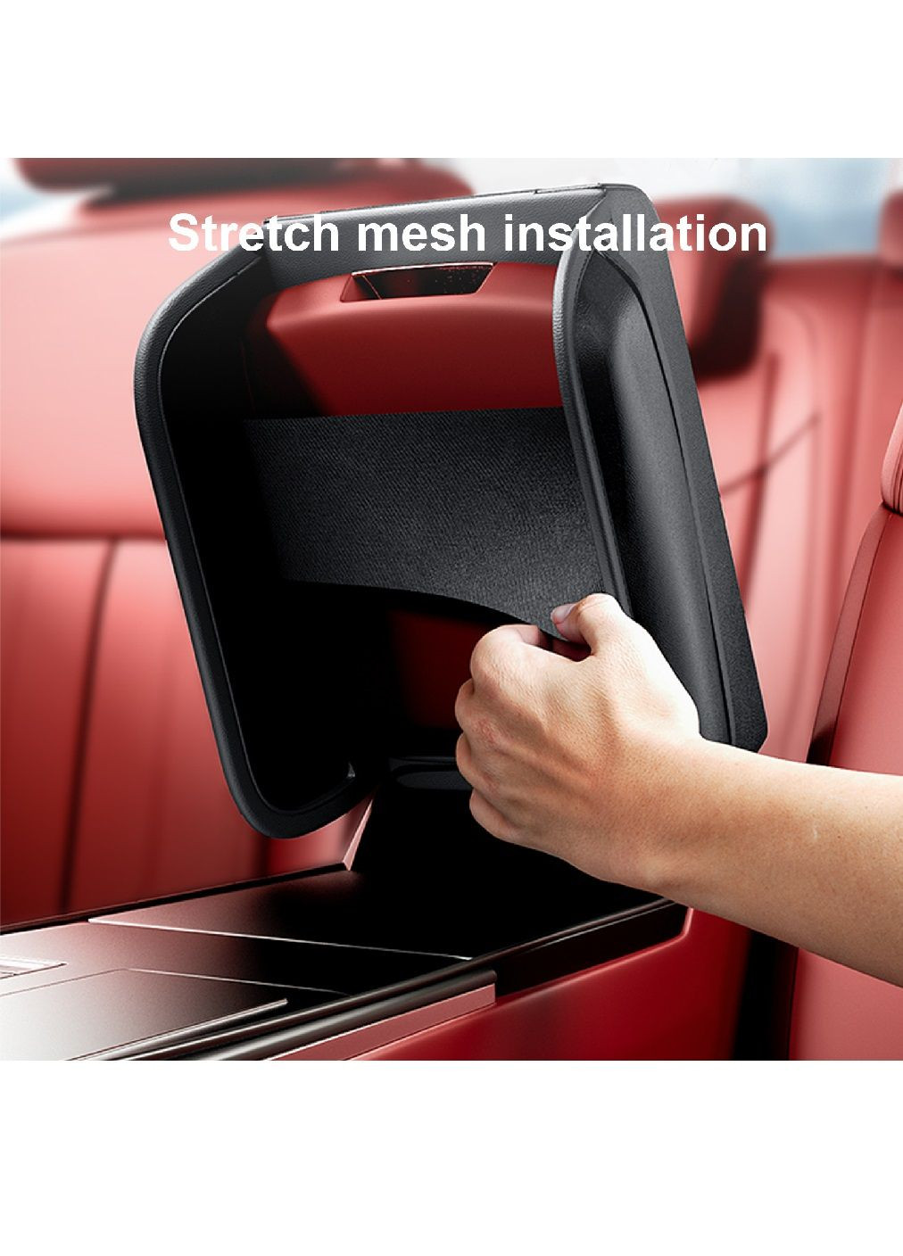 Подлокотник накладка полочка с карманами отделениями в салон машины автомобиля экокожа 27х18х5 см (477095-Prob) Черный Unbranded (294604925)