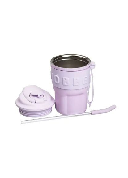 Термочашка Chiobbe 450 мл із трубочкою, бузковий Yiwu (356672504)