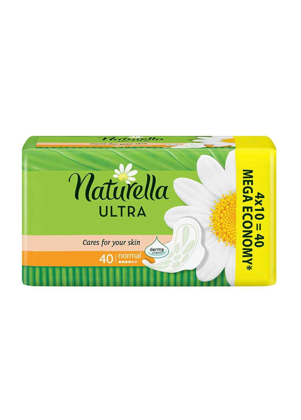 Прокладки гигиенические 4 капли Ultra Normal 40шт Naturella (354340463)
