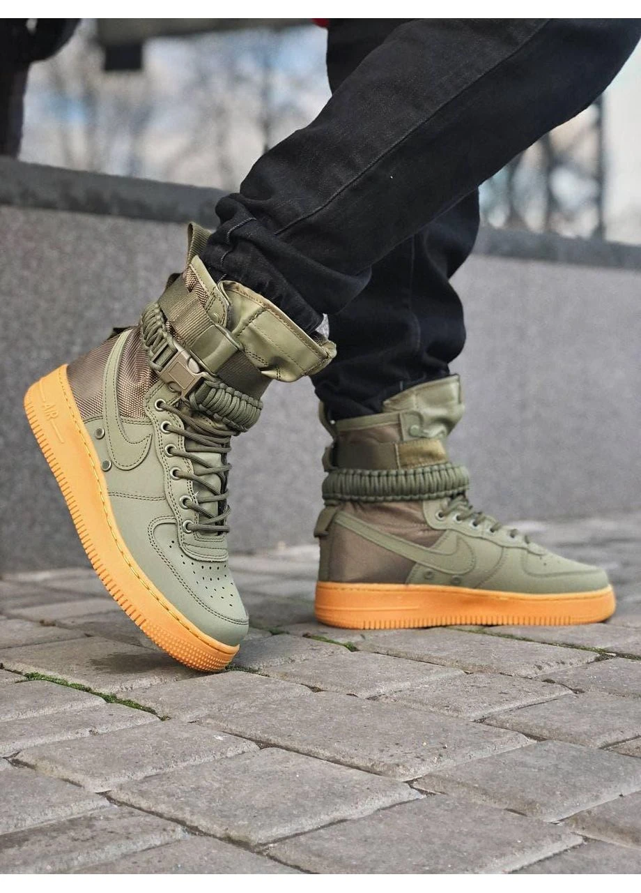 КРОСІВКИ ЖІНОЧІ NIKE SPECIAL FLED AIR FORCE 1 HAKI НАЙК АІР ФОРС No Brand комбіновані демісезони (391956578)