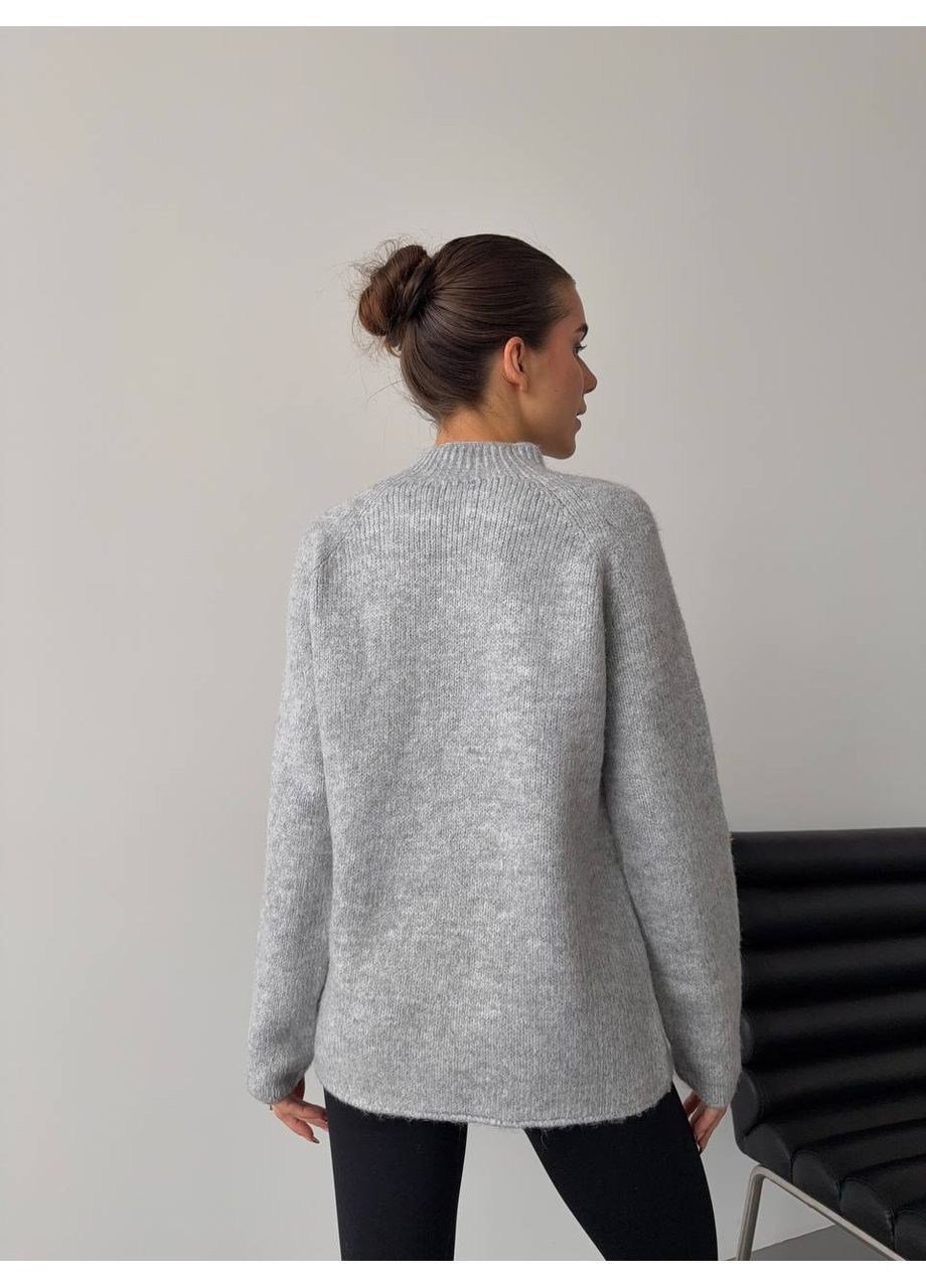 Сірий жіночий светр туреччина Osoblyva