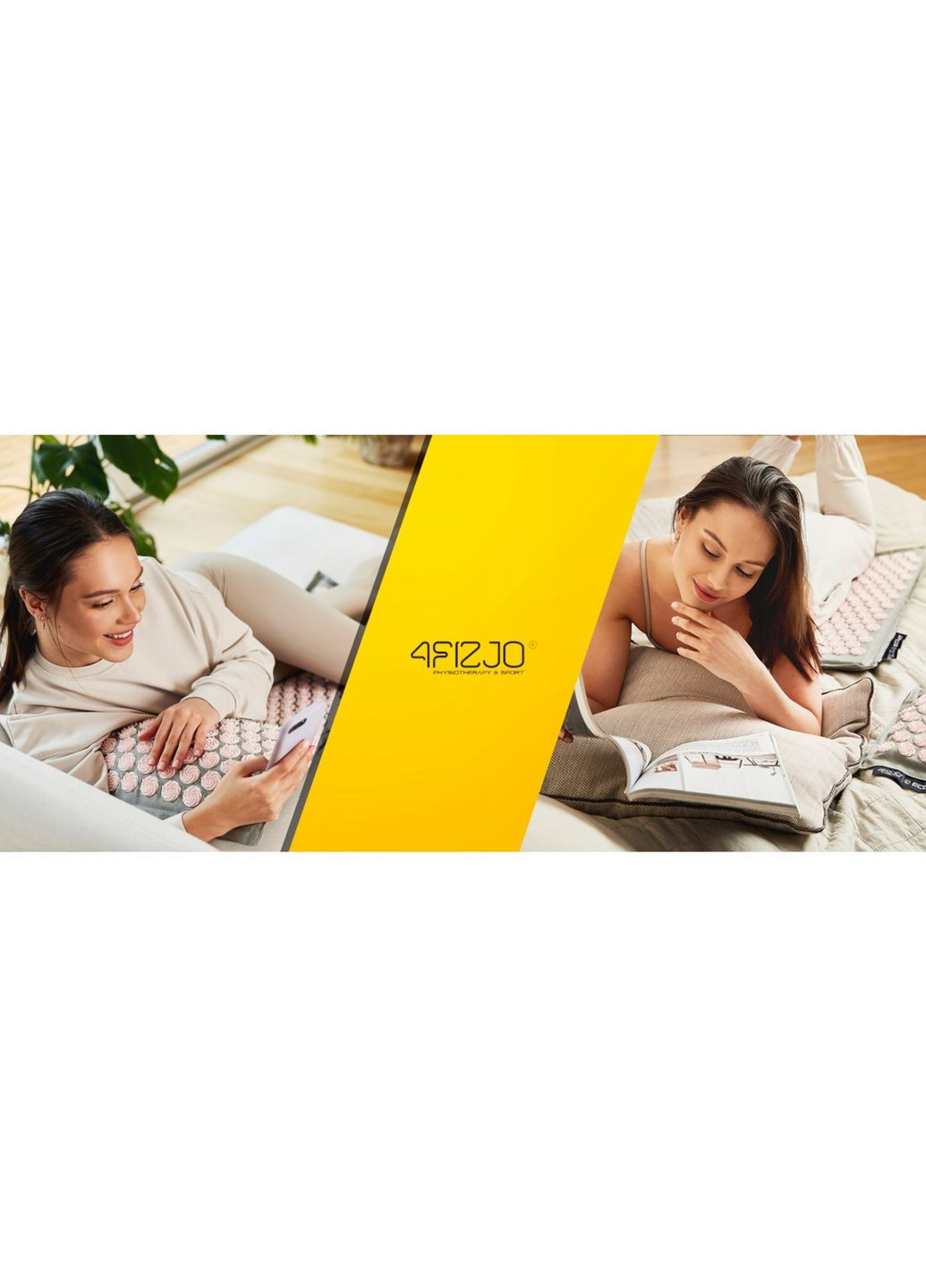 Коврик акупунктурный с подушкой Eco Mat Аппликатор Кузнецова Grey/Pink (P-5907739312174) 4FIZJO (301733326)