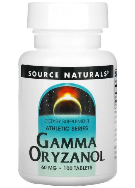Гамма оризанол Gamma Oryzanol 60 мг 100 таблеток Source Naturals (357340089)
