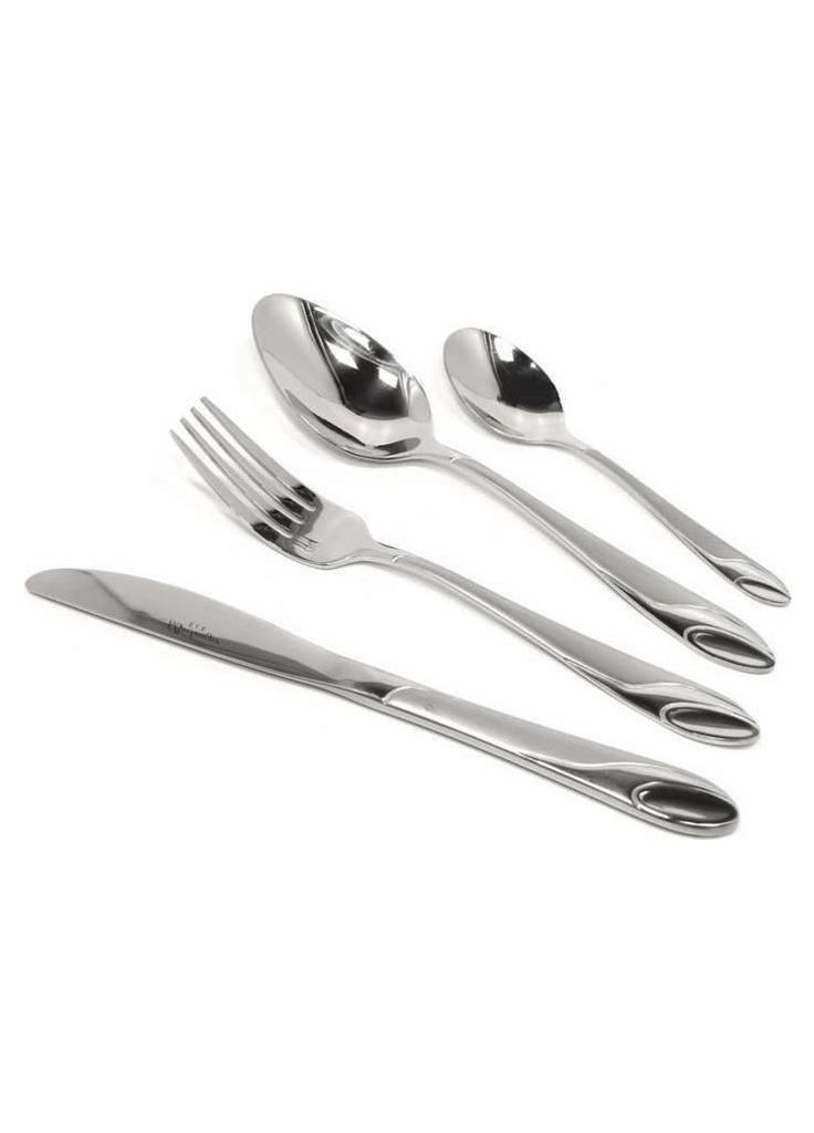 Набір столових приладів Bachmayer BM-7206 із 72 предметів у подарунковій валізі на 12 персон ложки, виделки (вилки), ножі No Brand (317170001)