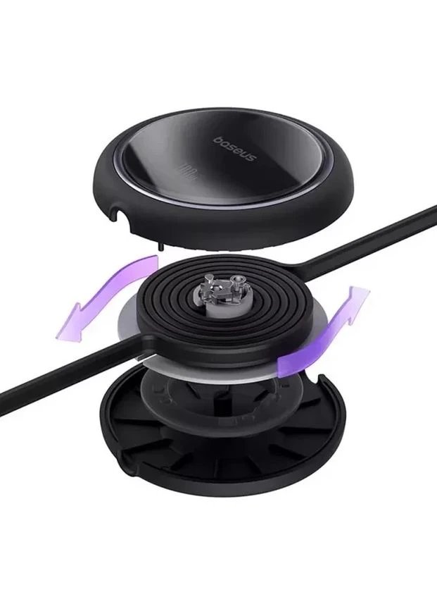 Кабель Free 2 Draw Mini Retractable Charging Cable TypeC to Type-C 100W 1m P10364500111-00 Black Baseus (305200359)