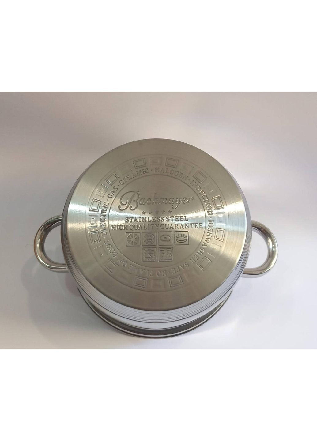 Набор кухонной посуды BM-1649 из нержавеющей стали 16 предметов Стальной Bachmayer (359401953)