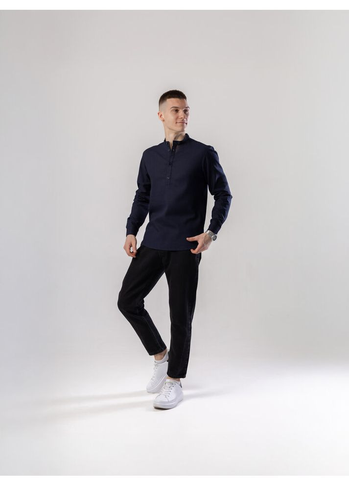 Сорочка Exlnt Темно-синій Pobedov (329408379)