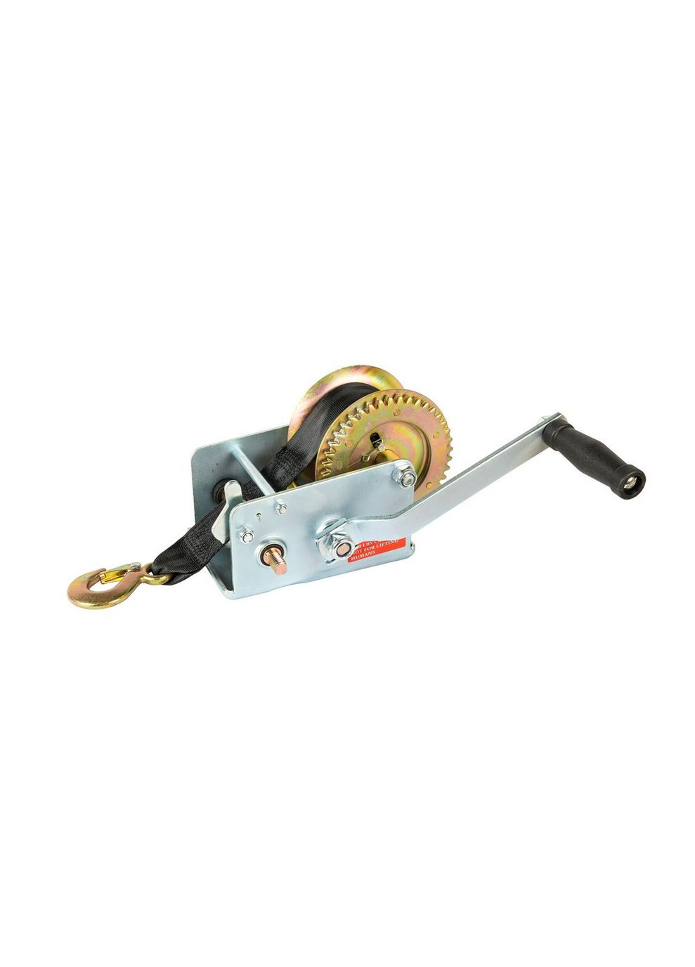 Лебідка барабанна тягове зусилля 907 кг, ремінь 8 м GM (86-8290) Mastertool (322704727)