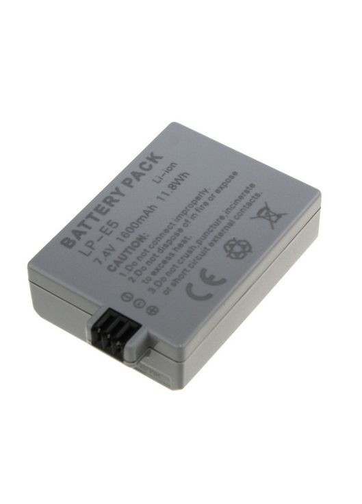 Аккумулятор для фотоаппаратов 450D, 500D, 1000D, 2000D – LP-E5 (аналог) – 1600 ma Canon (372010161)