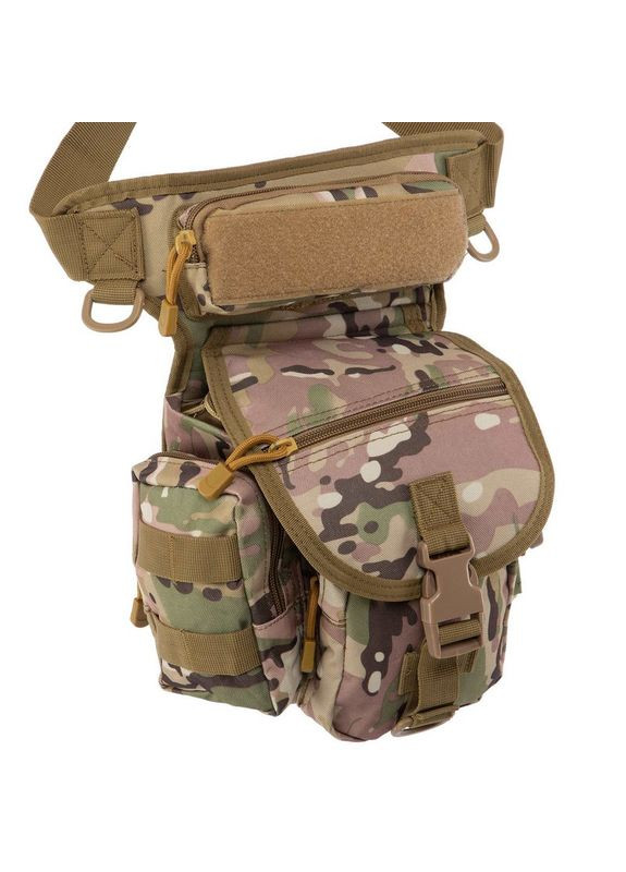 Сумка тактическая на бедро SILVER (оксфорд 600D, р-р 30х20х7см, 4л, Камуфляж) (TY-5718_Камуфляж) SILVER KNIGHT (361435402)
