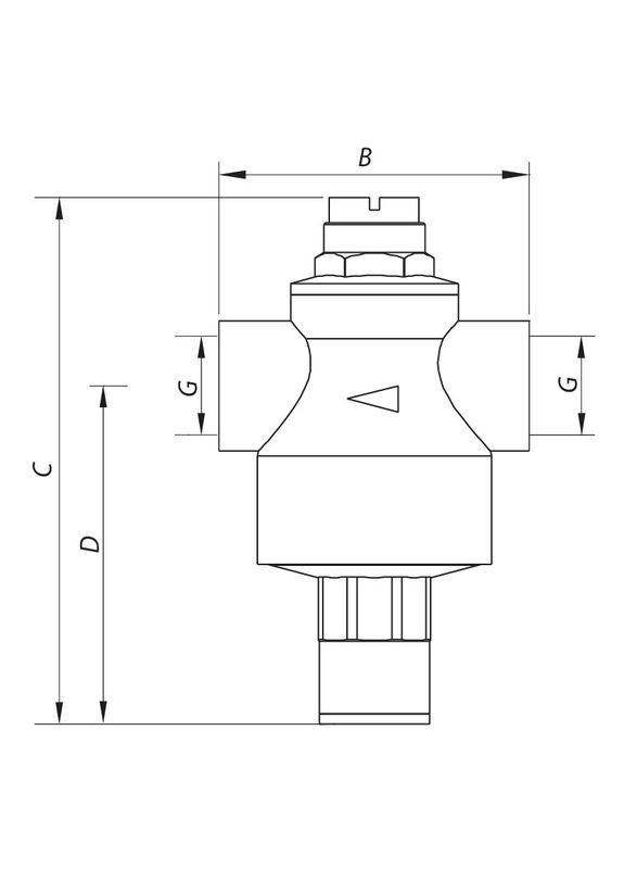 Редуктор тиску KR.1251 3/4 "(KR2661) KOER (315701706)