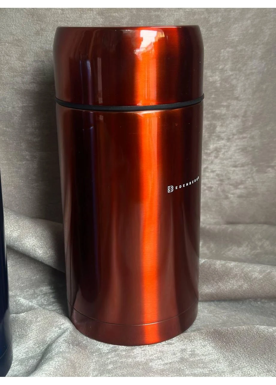 Компактний термос харчовий EB-3509 на 800 мл Червоний Edenberg (311952080)