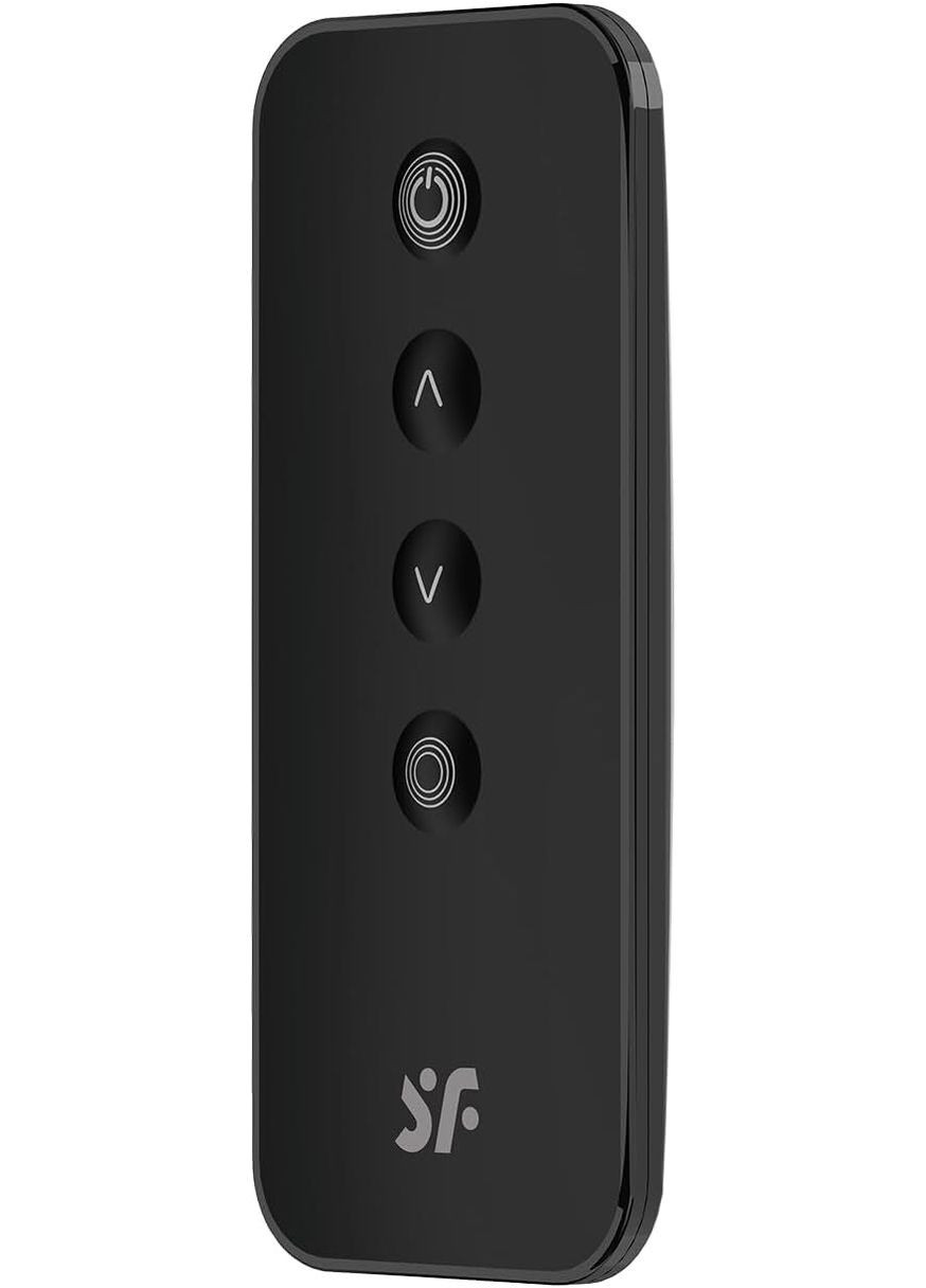 Смарт-виброяйцо Ribbed Petal Connect App Black, управление со смартфона, пульт ДУ Satisfyer (335394651)