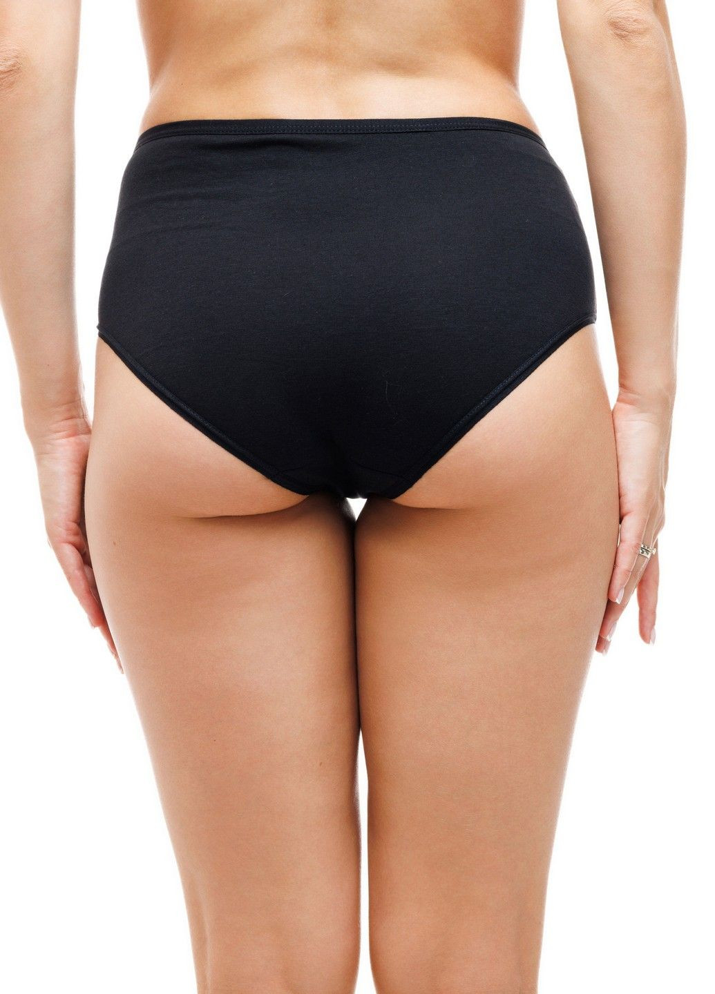 Женские трусы с бамбука с высокой посадкой S черный (5127123290921) Наталюкс 51-2712 (353501756)