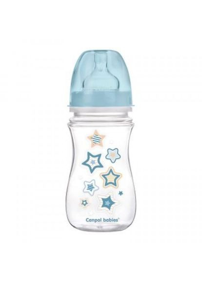 Пляшечка для годування антиколькова EasyStart Newborn baby 240мл (35/217_blu) Canpol Babies антиколиковая easystart newborn baby с широк.отвер (268145632)
