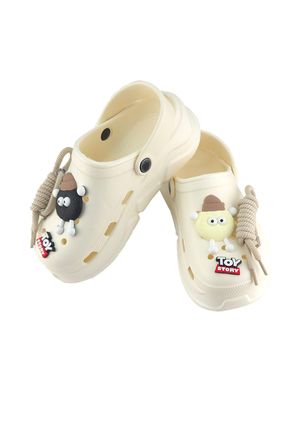 Кроксы женские с джибитсами No Brand (340917036)