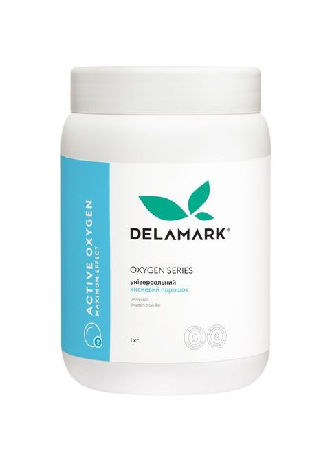 Пятновыводитель Универсальный кислородный порошок 1 кг (4820152333605) DeLaMark Універсальний кисневий порошок 1 кг (349822820)