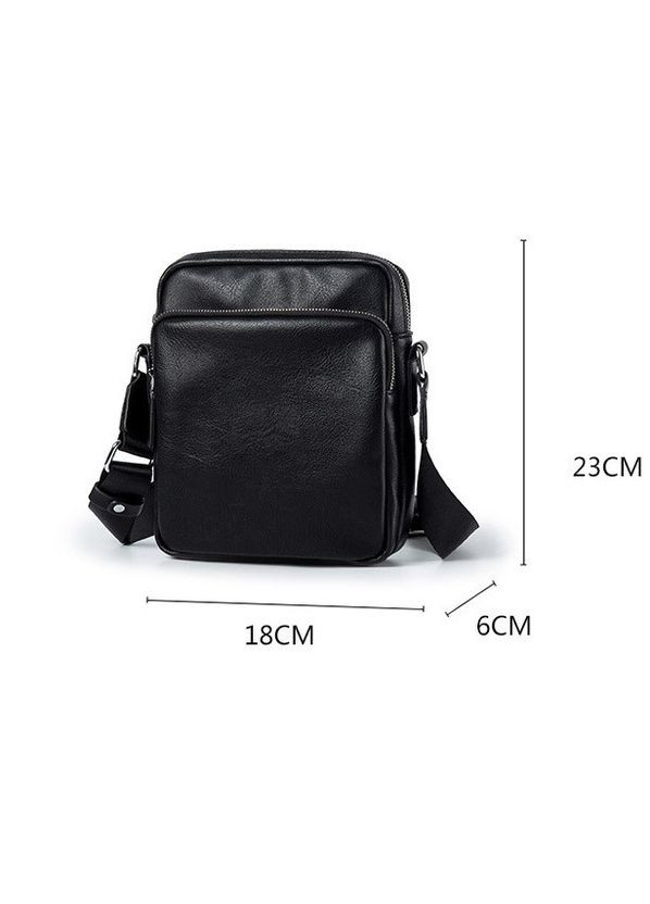 Якісна чоловіча сумка планшетка екошкіра чорна Eton (334730449)