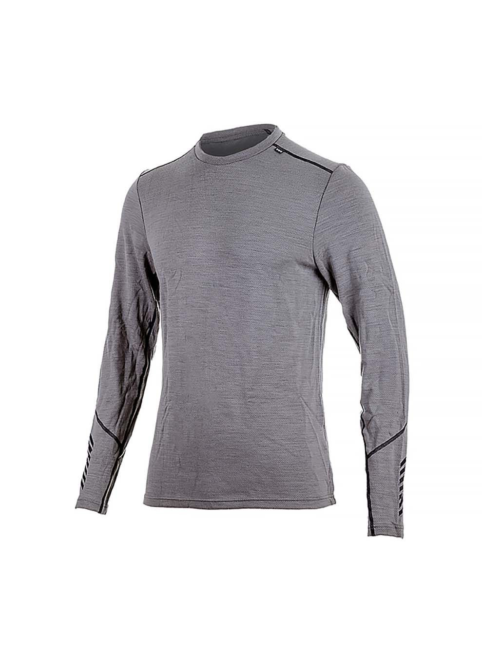 Чоловіча Термокофта LIFA MERINO MIDWEIGHT CREW Сірий Helly Hansen (367586730)