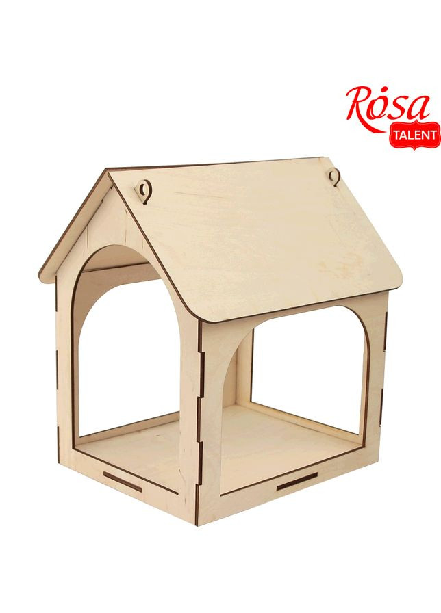 Годівничка для птахів 2, фанера, 26х20х26,5см, TALENT Rosa (340460552)