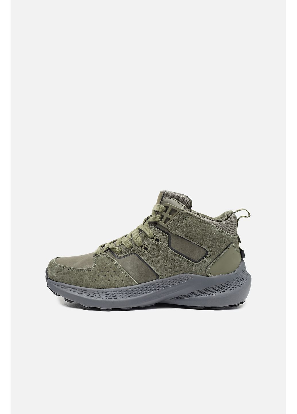 Оливковые (хаки) зимние кроссовки мужские цвет хаки цб-00275518 Yuki