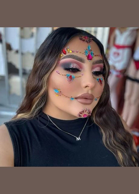 Наклейки для лица DOTD face jewels sticker Leg Avenue (306441575)