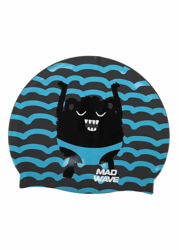 Шапочка для плавания юниорская Junior Monster M057309, (60444263) Mad Wave (360620550)