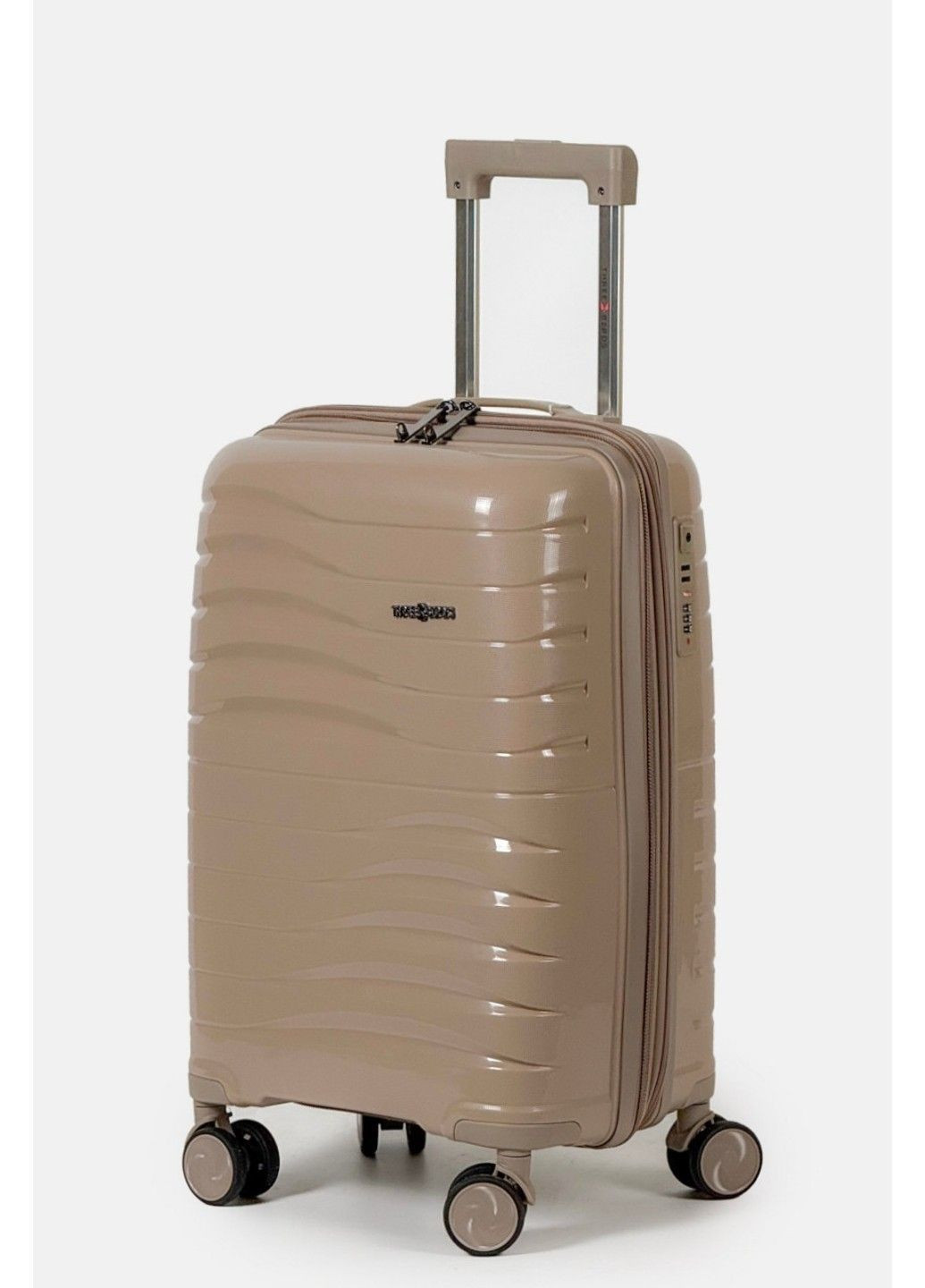 Маленький пластиковый чемодан ручная кладь 2025-05-3KH Three Birds (370944574)