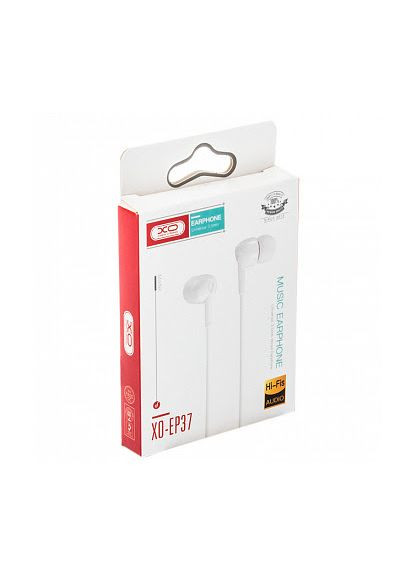 Наушники EP37 Inear Earphone 1.15M White XO (297456316)