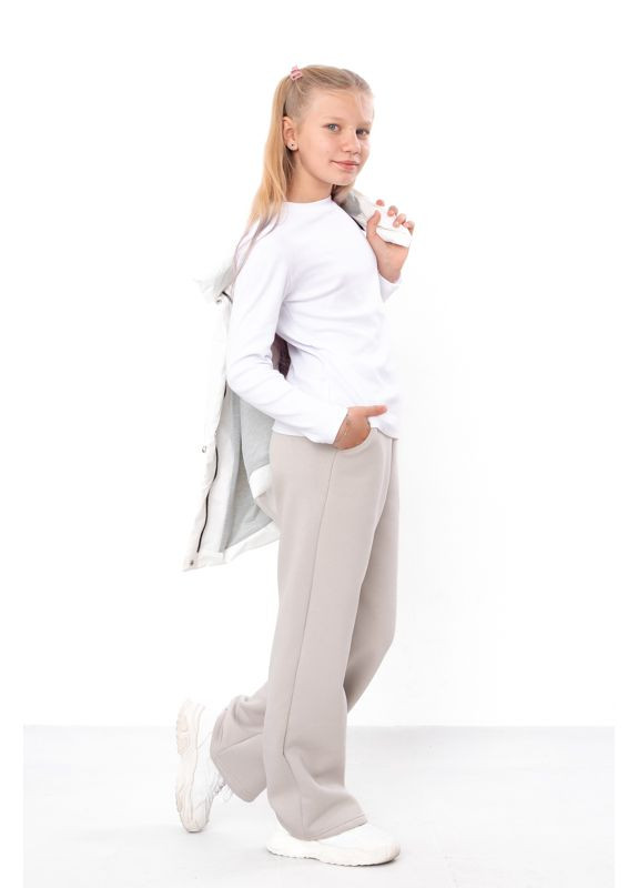 Теплі штани-палаццо для дівчинки (підліткові )однотонні (p-18099) Носи своє (363043857)