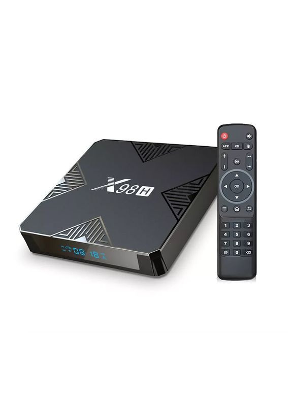 Смарт ТВ приставка X98H WIFI6 4/32 Гб Smart TV Box Android 12 X98 (338627410)