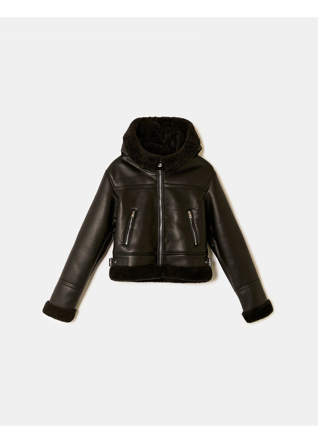 Чорна демісезонна куртка жіноча Tally Weijl